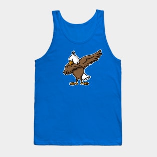 Dabbing dab proud American Eagle coat of arms Tank Top